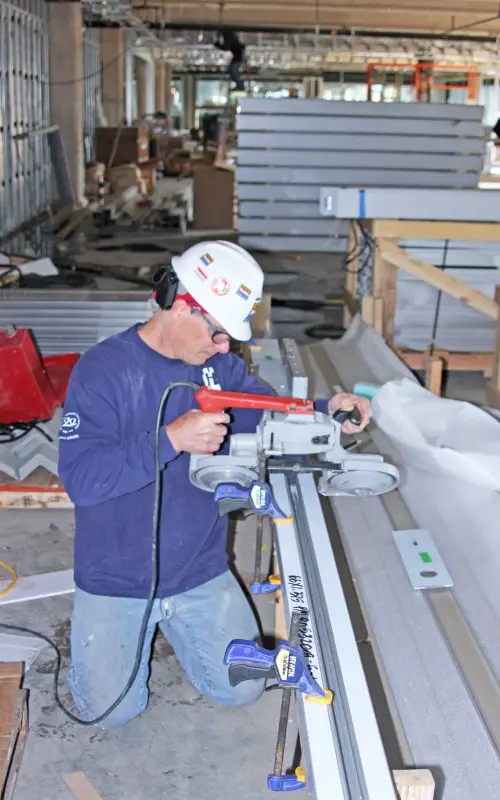 glazing contact